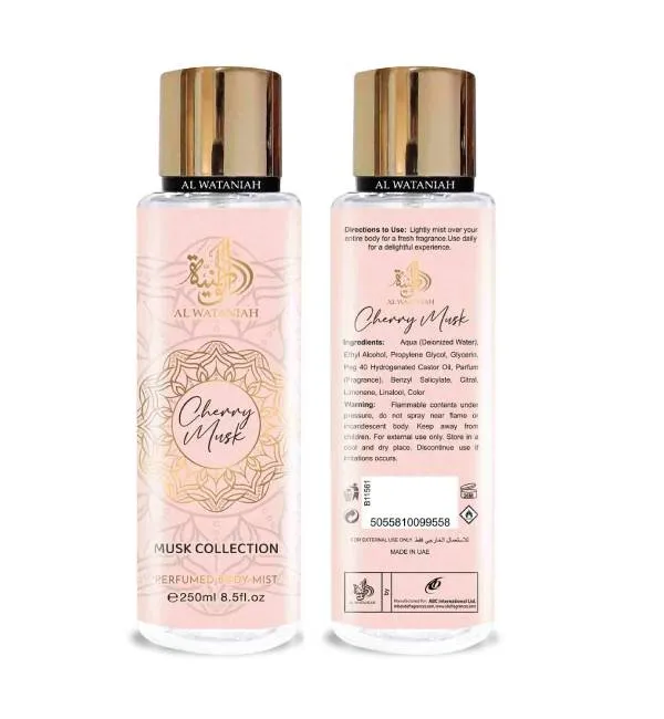CHERRY MUSK  250ML - AL WATANIAH PERFUMED MIST