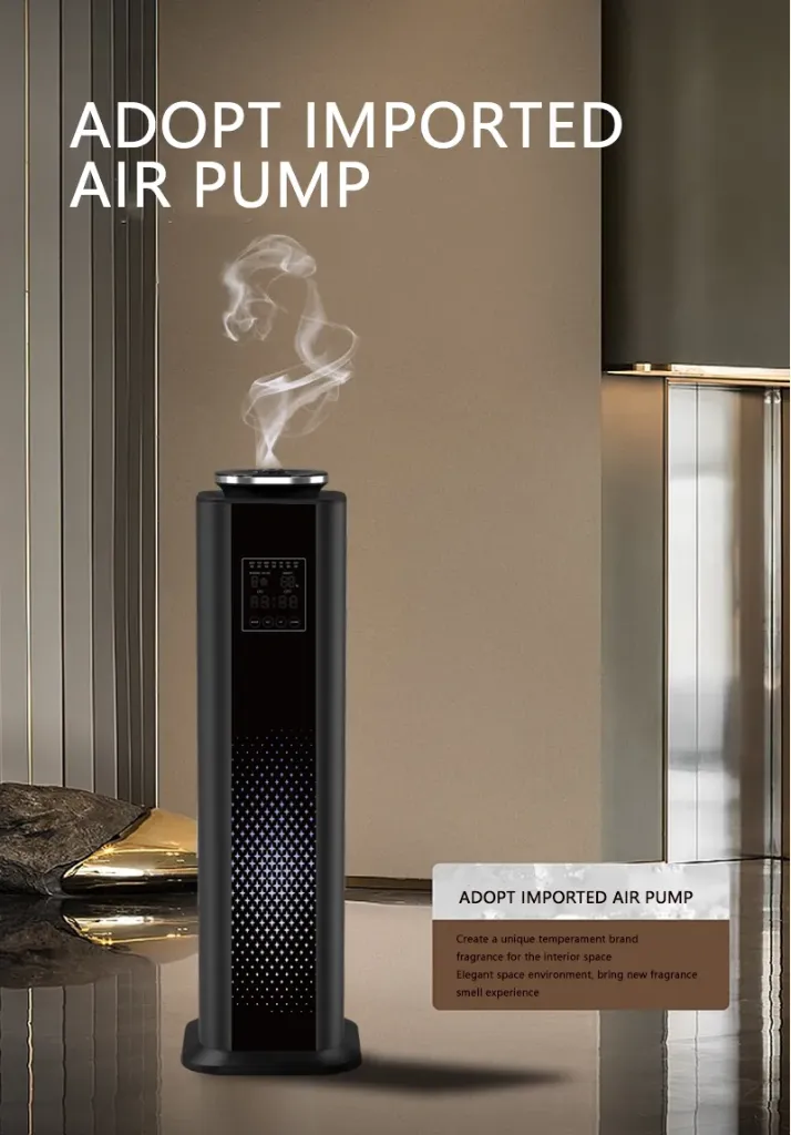 M8000 WATERLESS ELECTRIC SCENT DIFFUSER WITH APP CONTROL LARGE CAPACITY LONG-LASTING FRAGRANCE COMMERCIAL USE (BLACK)
